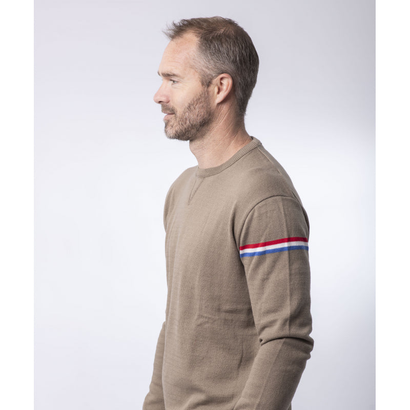 Pull Col Rond Homme Coton Bio - 2 coloris - Léon - Le Pull Français