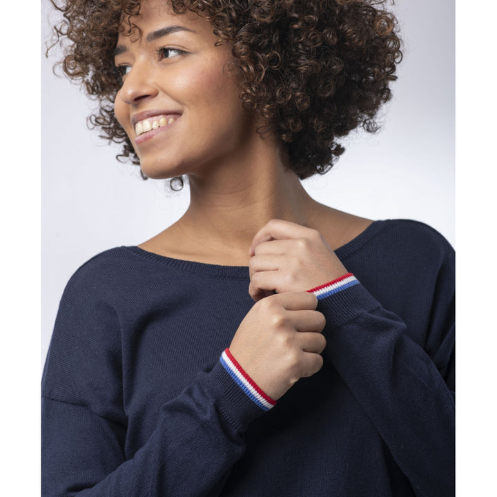 Pull Décolleté 2 EN 1 -Coton Bio- 3 coloris - Manon- Le Pull Français