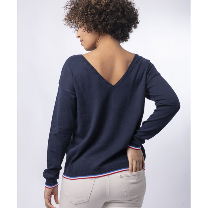 Pull Décolleté 2 EN 1 -Coton Bio- 3 coloris - Manon- Le Pull Français