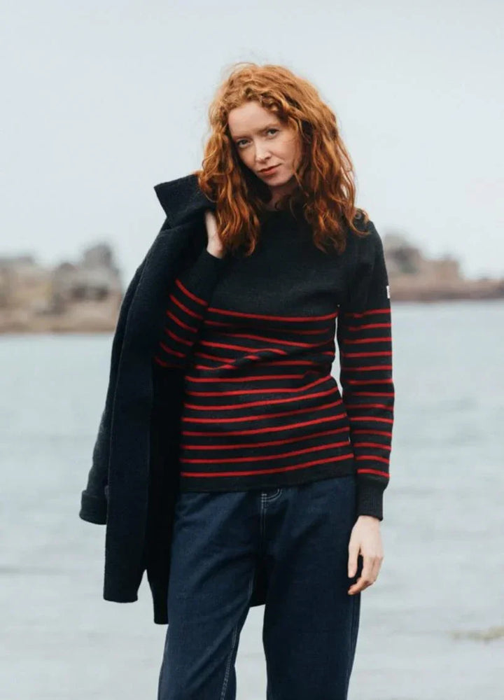 Pull marin "Petit Erquy" 100% Laine - Femme