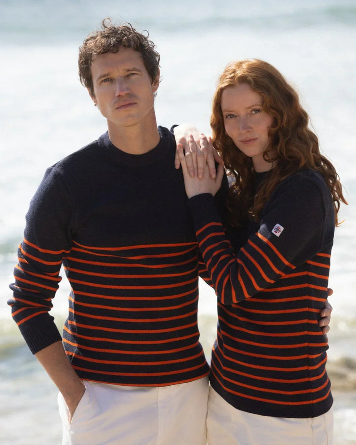 Pull marin "Petit Erquy" 100% Laine - Femme