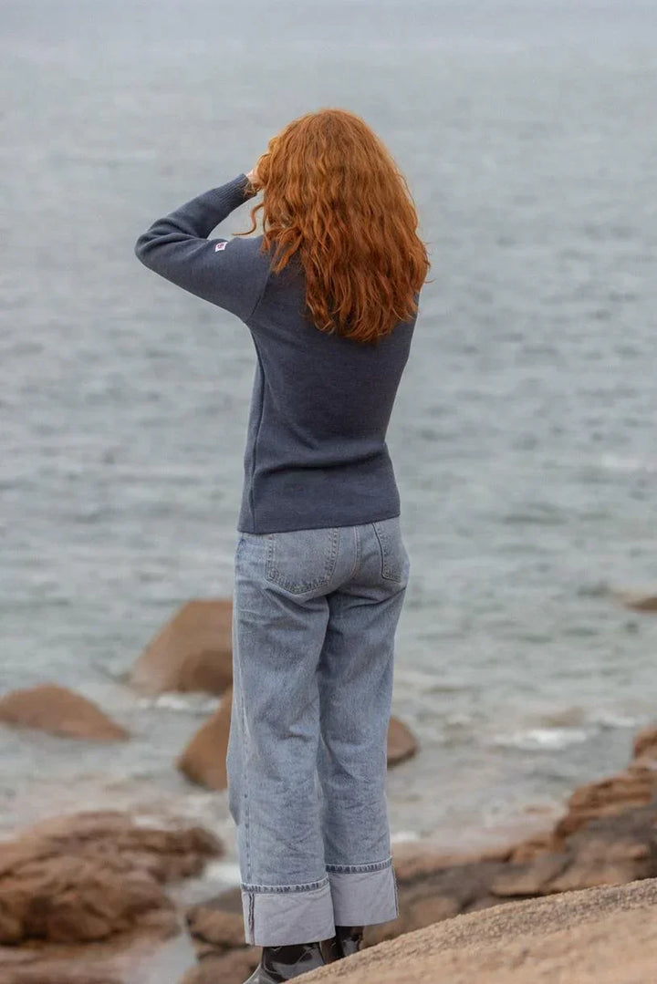 Pull marin "Petit Erquy" 100% Laine - Femme