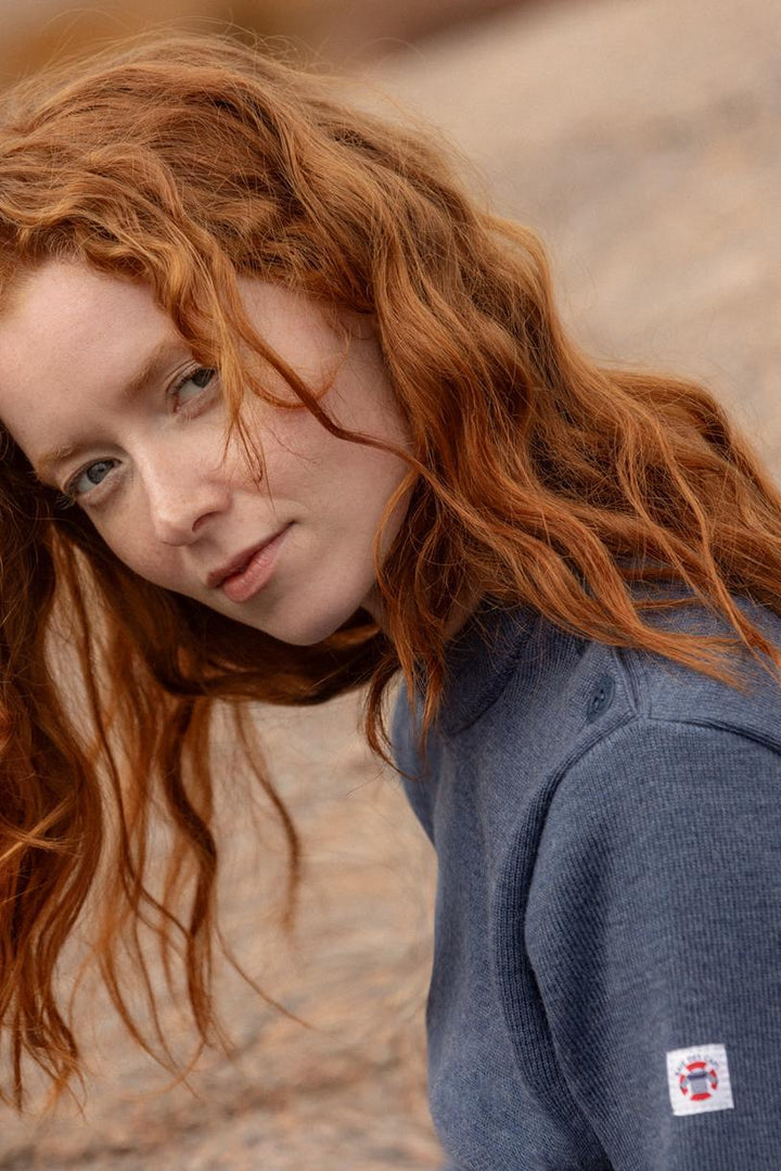 Pull marin "Petit Erquy" 100% Laine - Femme