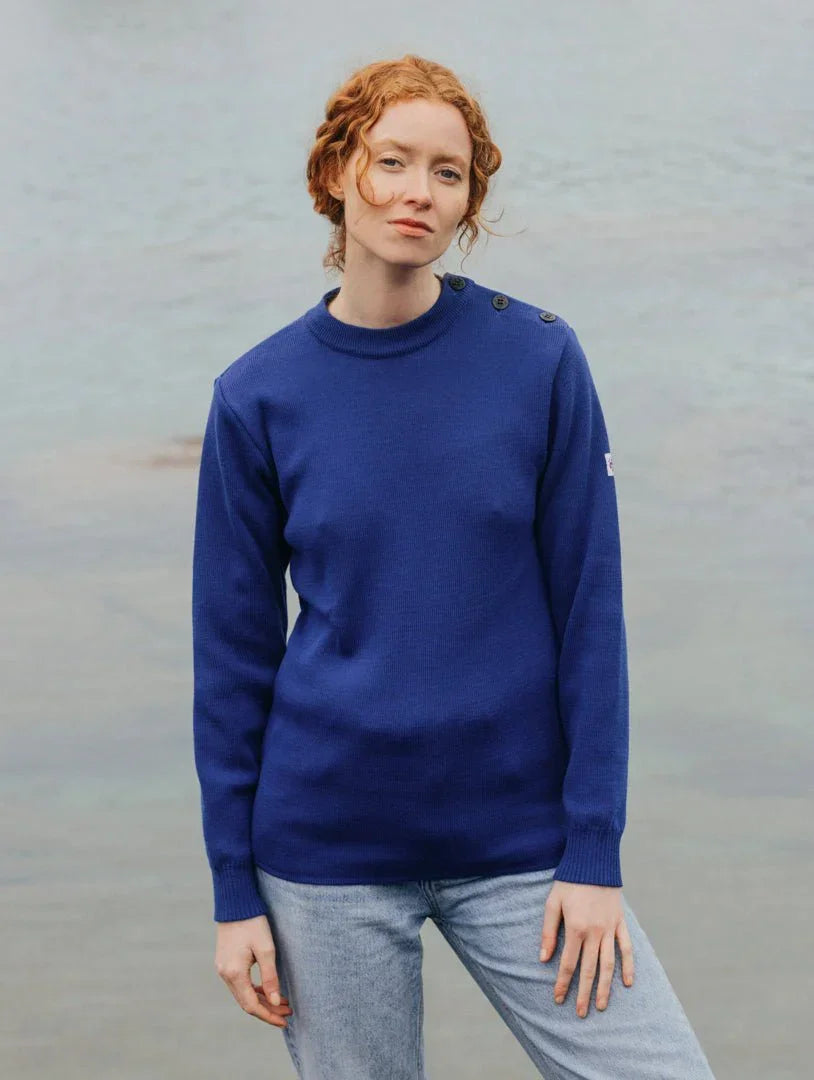 Pull marin "Petit Erquy" 100% Laine - Femme