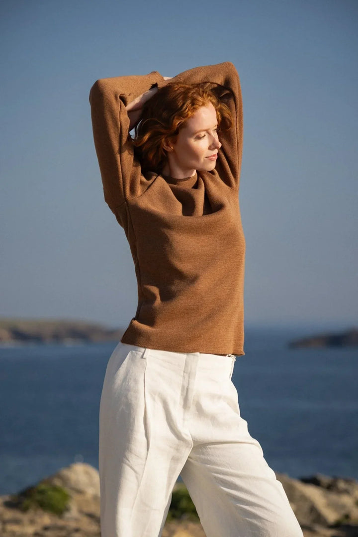 Pull marin "Petit Erquy" 100% Laine - Femme