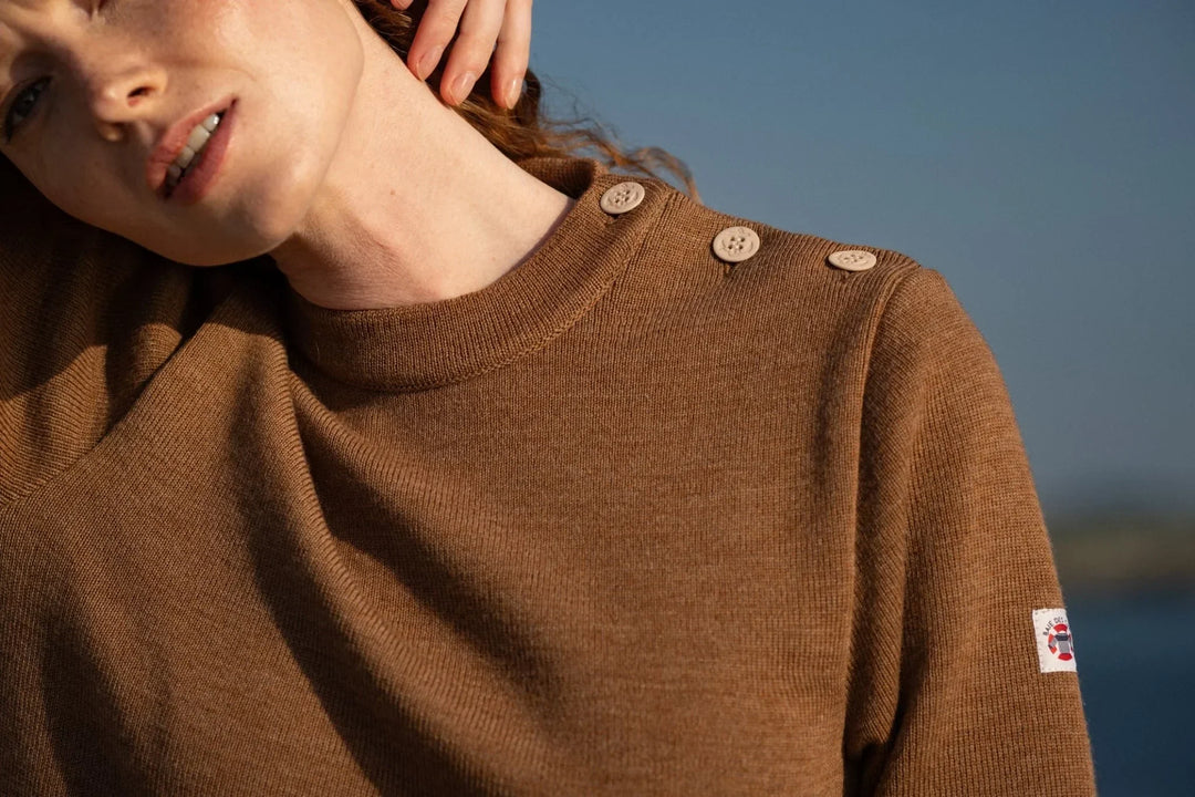 Pull marin "Petit Erquy" 100% Laine - Femme