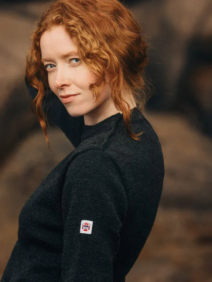 Pull marin "Petit Erquy" 100% Laine - Femme