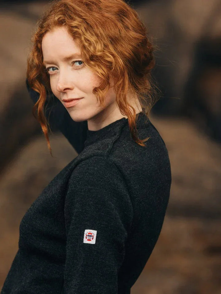 Pull marin "Petit Erquy" 100% Laine - Femme