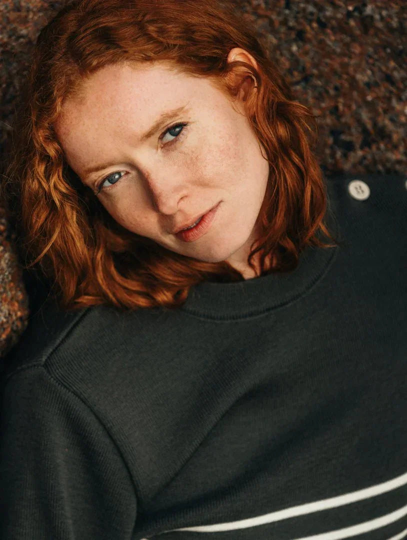 Pull marin "Petit Erquy" 100% Laine - Femme