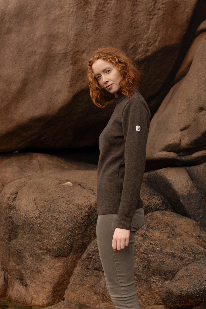 Pull marin "Petit Erquy" 100% Laine - Femme