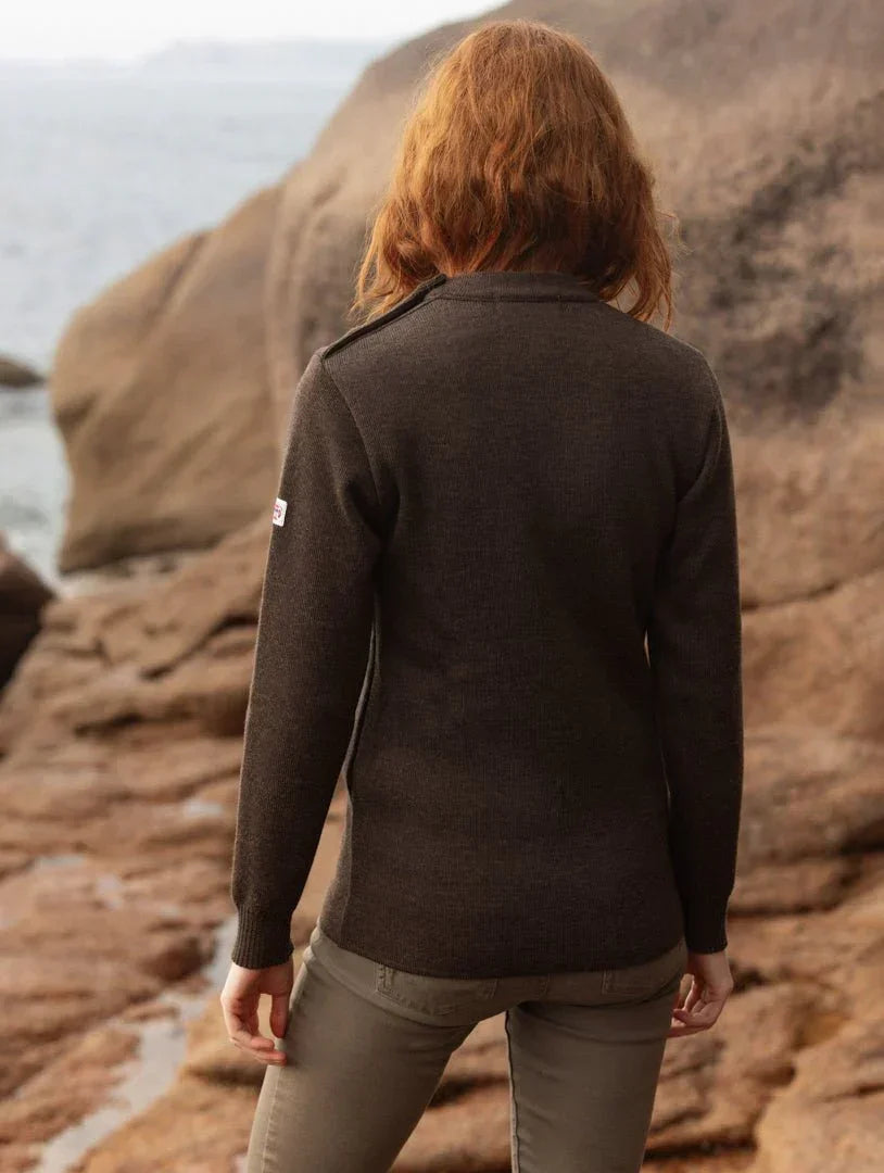 Pull marin "Petit Erquy" 100% Laine - Femme