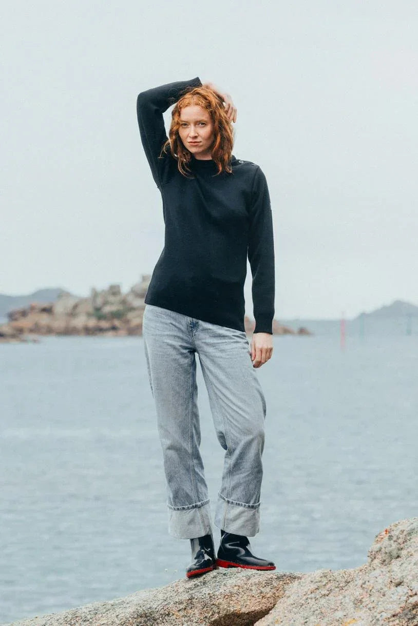 Pull marin "Petit Erquy" 100% Laine - Femme