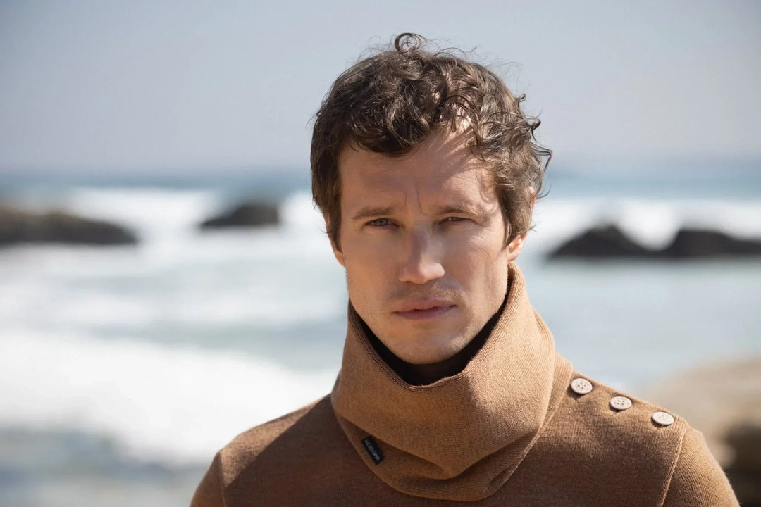 "Petit Erquy" Navy 100% Wool Men's Sailor Sweater - Baie des Caps