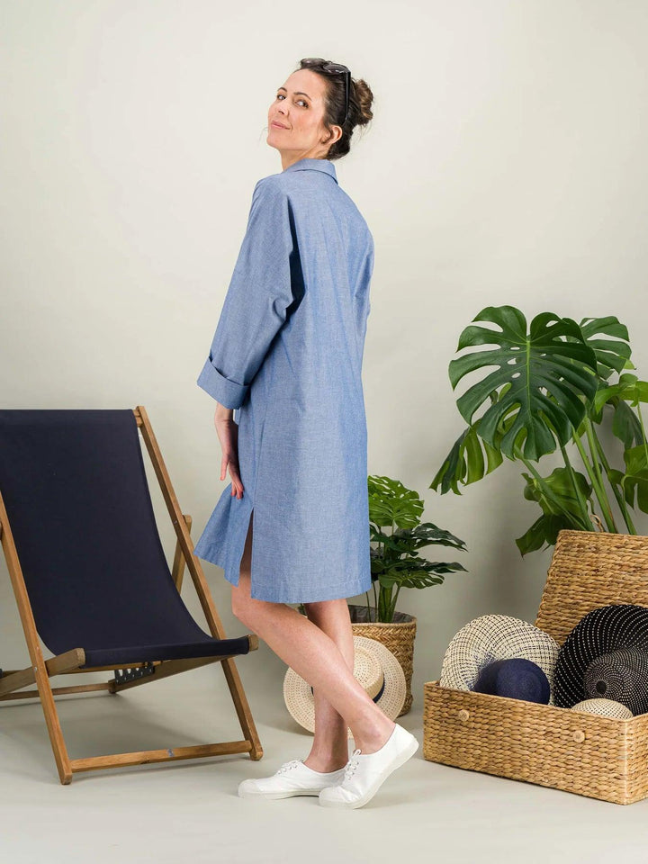 robe-chemise-casual-coton-chambray-3_E-POP-MODE