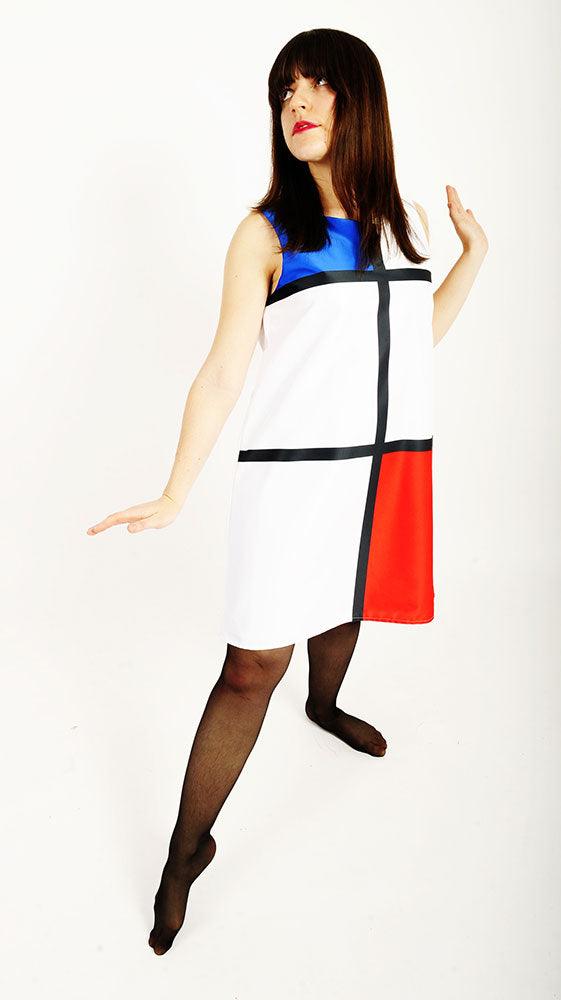 robe Bauhaus revisite de Mondrian - Juste une impression