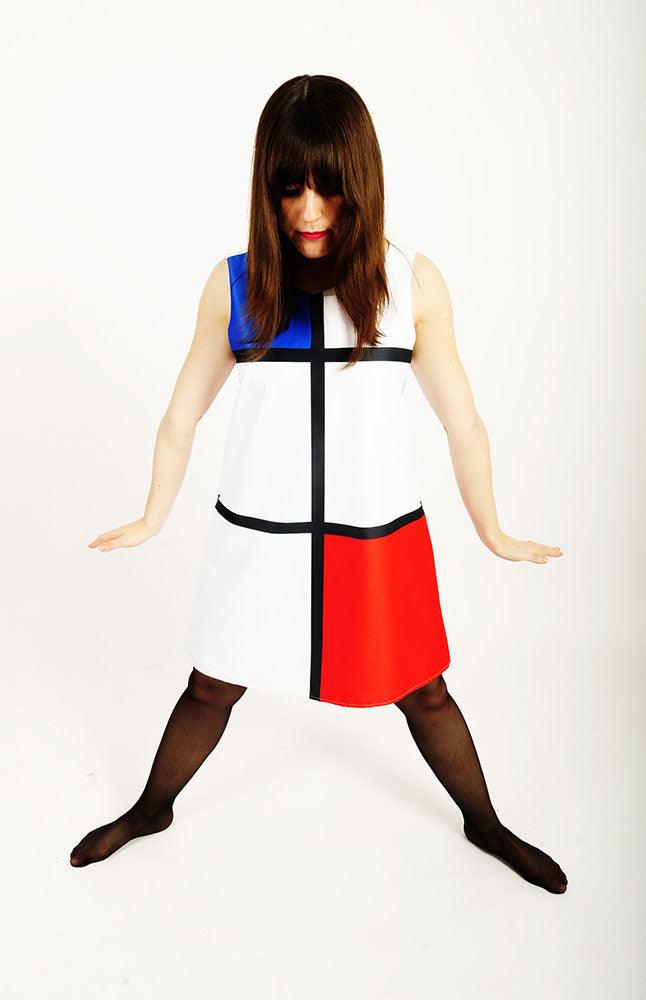 robe Bauhaus revisite de Mondrian - Juste une impression